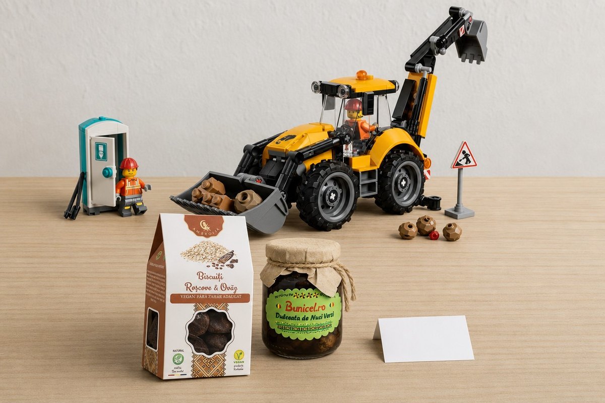 LEGO City Buldoexcavator galben